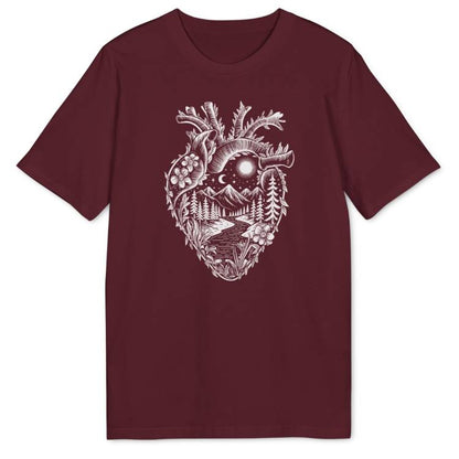 Grünes Herz Bio T-Shirt - Wild Spirit
