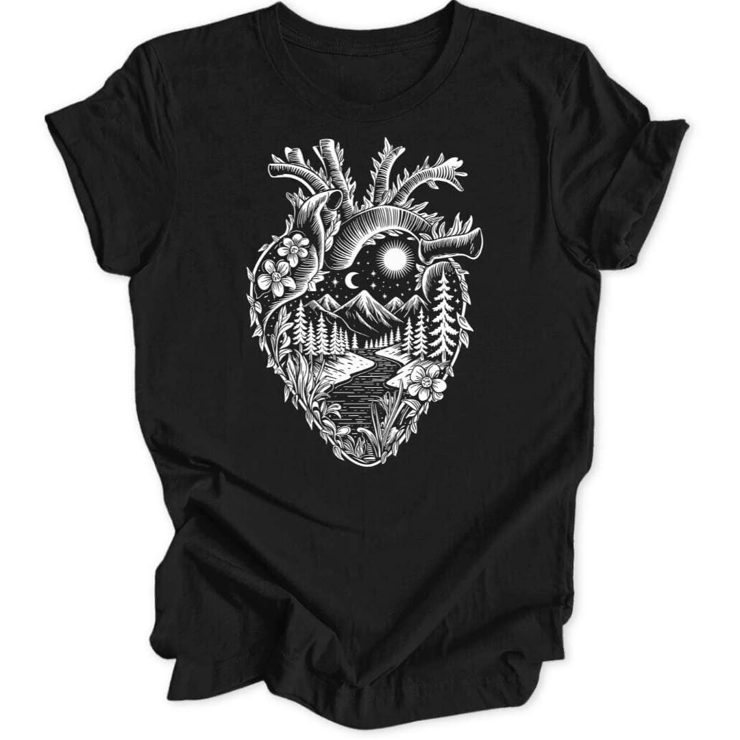 Grünes Herz Unisex T-Shirt - Wild Spirit