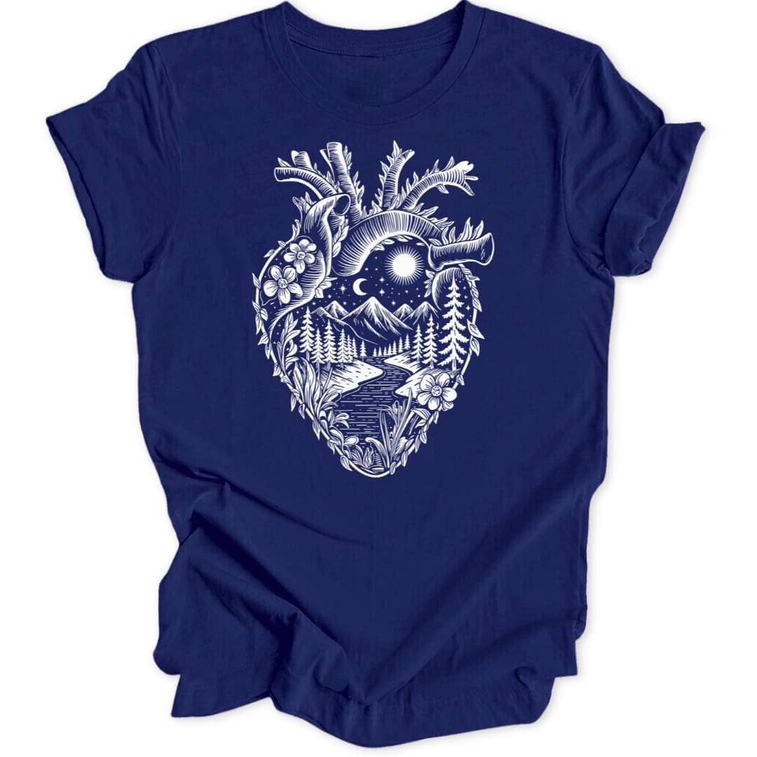 Grünes Herz Unisex T-Shirt - Wild Spirit
