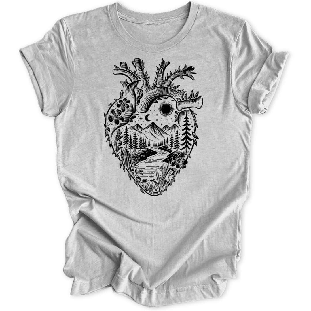 Grünes Herz Unisex T-Shirt - Wild Spirit
