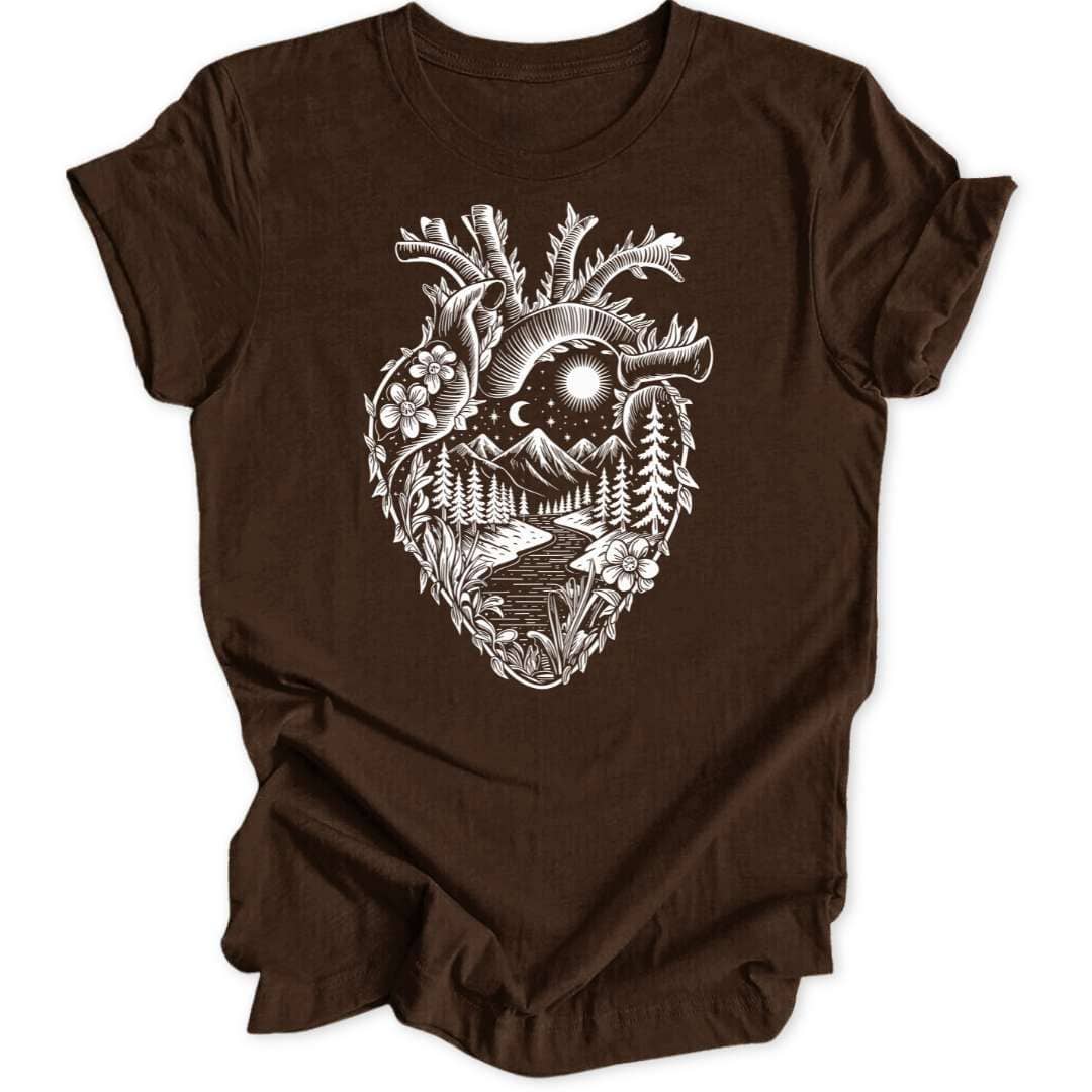 Grünes Herz Unisex T-Shirt - Wild Spirit