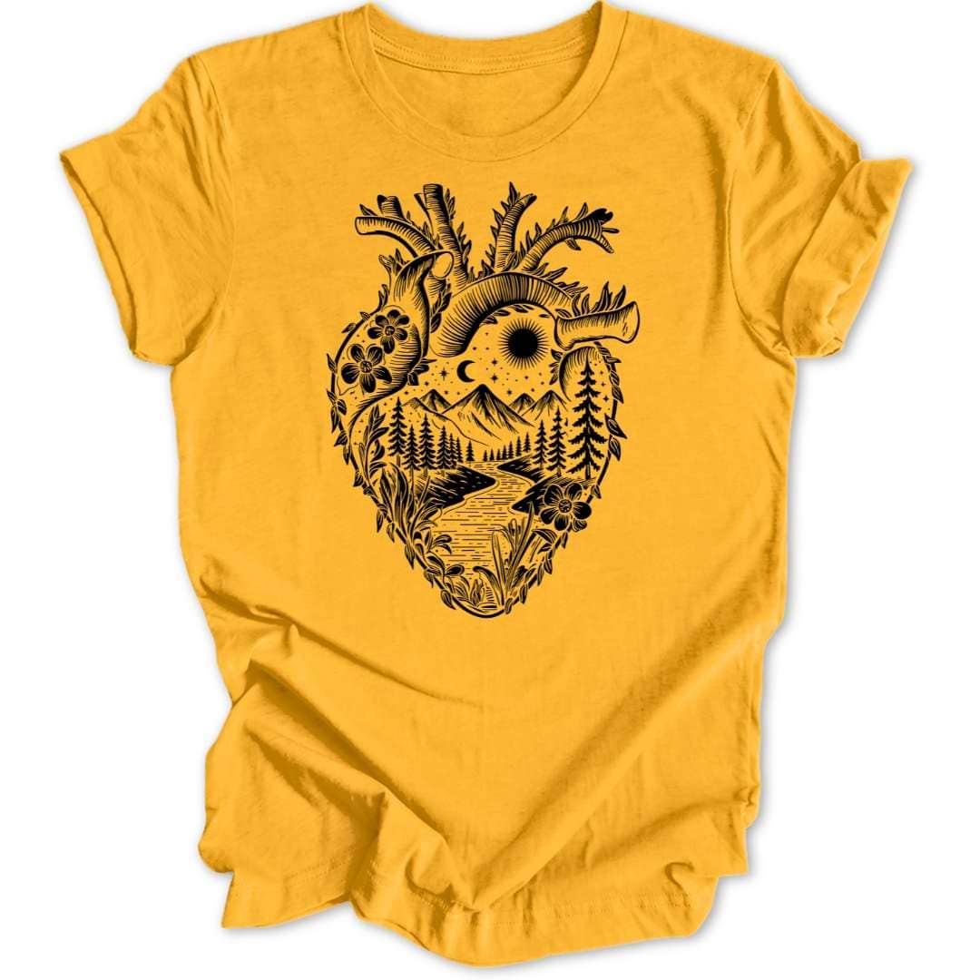 Grünes Herz Unisex T-Shirt - Wild Spirit