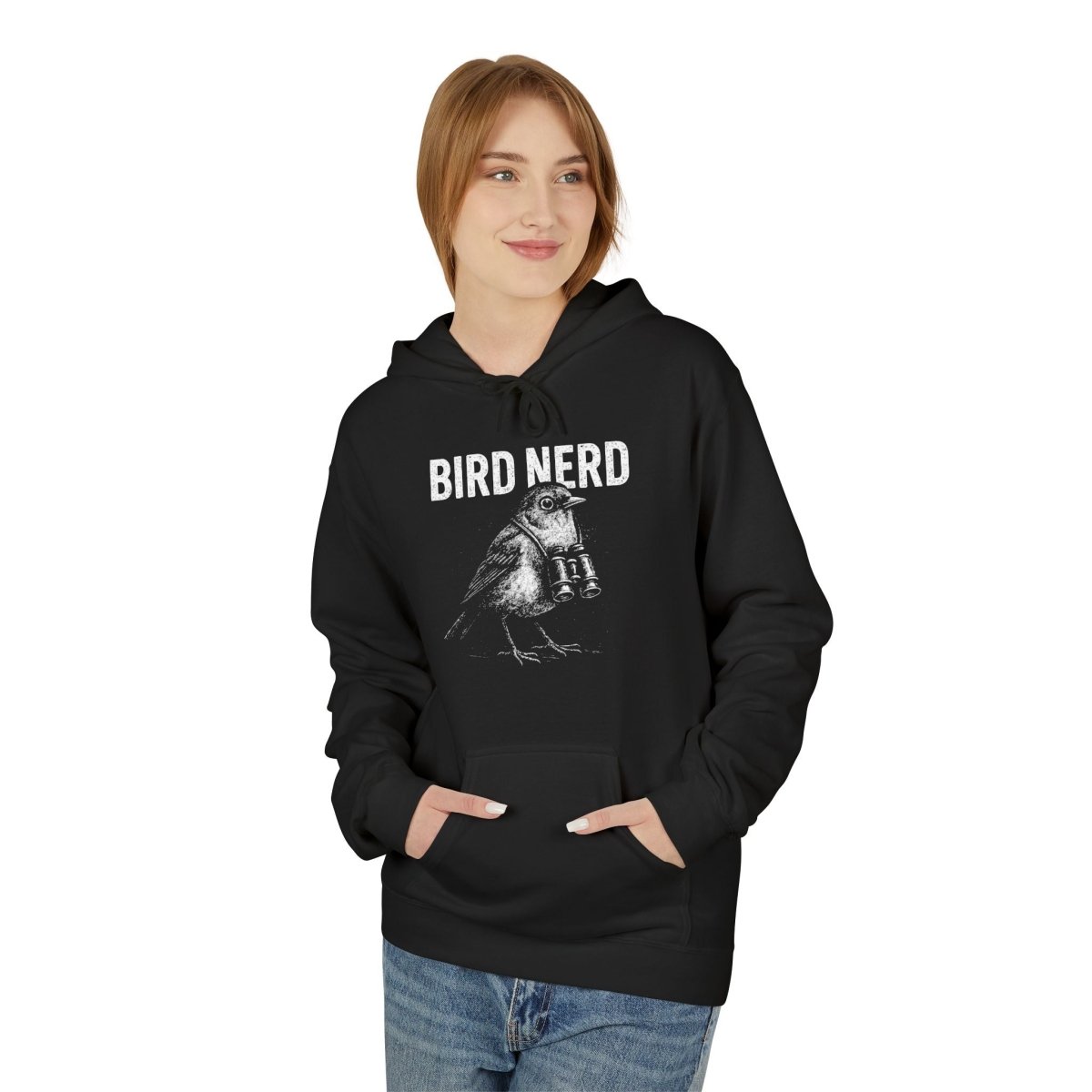 Grunge Bird Nerd Unisex Hoodie - Wild Spirit