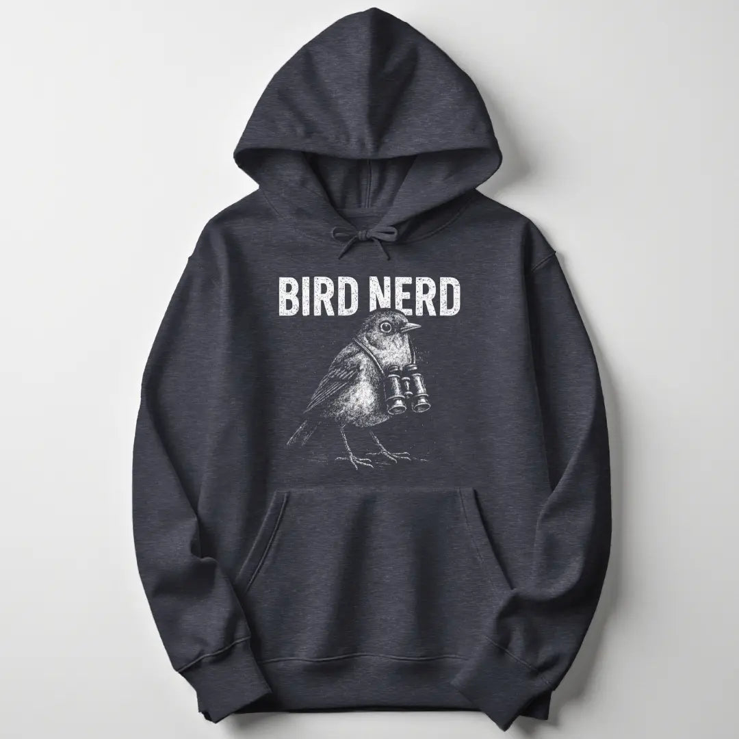 Grunge Bird Nerd Unisex Hoodie - Wild Spirit