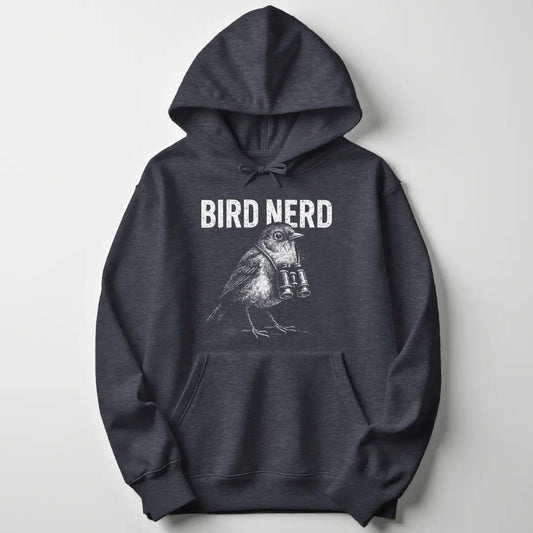 Grunge Bird Nerd Unisex Hoodie - Wild Spirit