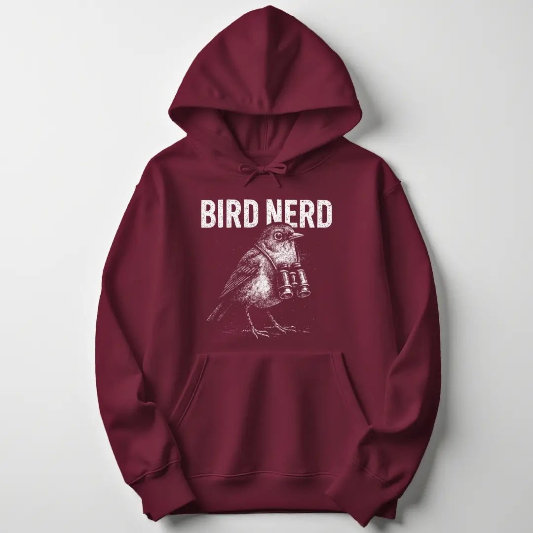 Grunge Bird Nerd Unisex Hoodie - Wild Spirit