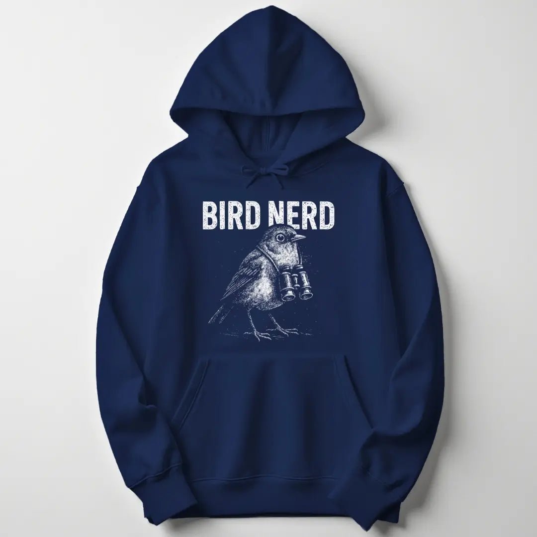 Grunge Bird Nerd Unisex Hoodie - Wild Spirit
