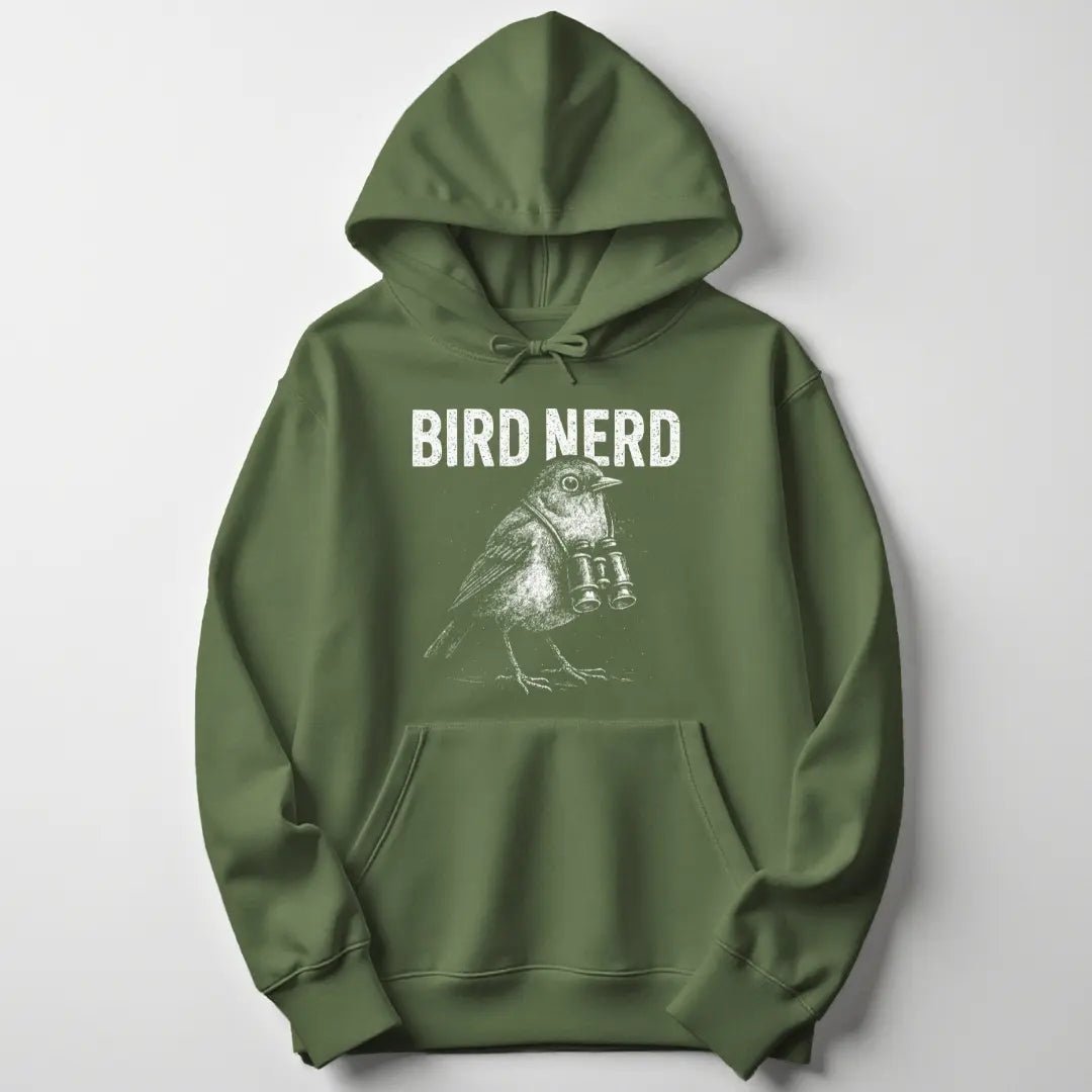 Grunge Bird Nerd Unisex Hoodie - Wild Spirit