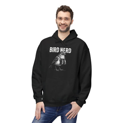 Grunge Bird Nerd Unisex Hoodie - Wild Spirit