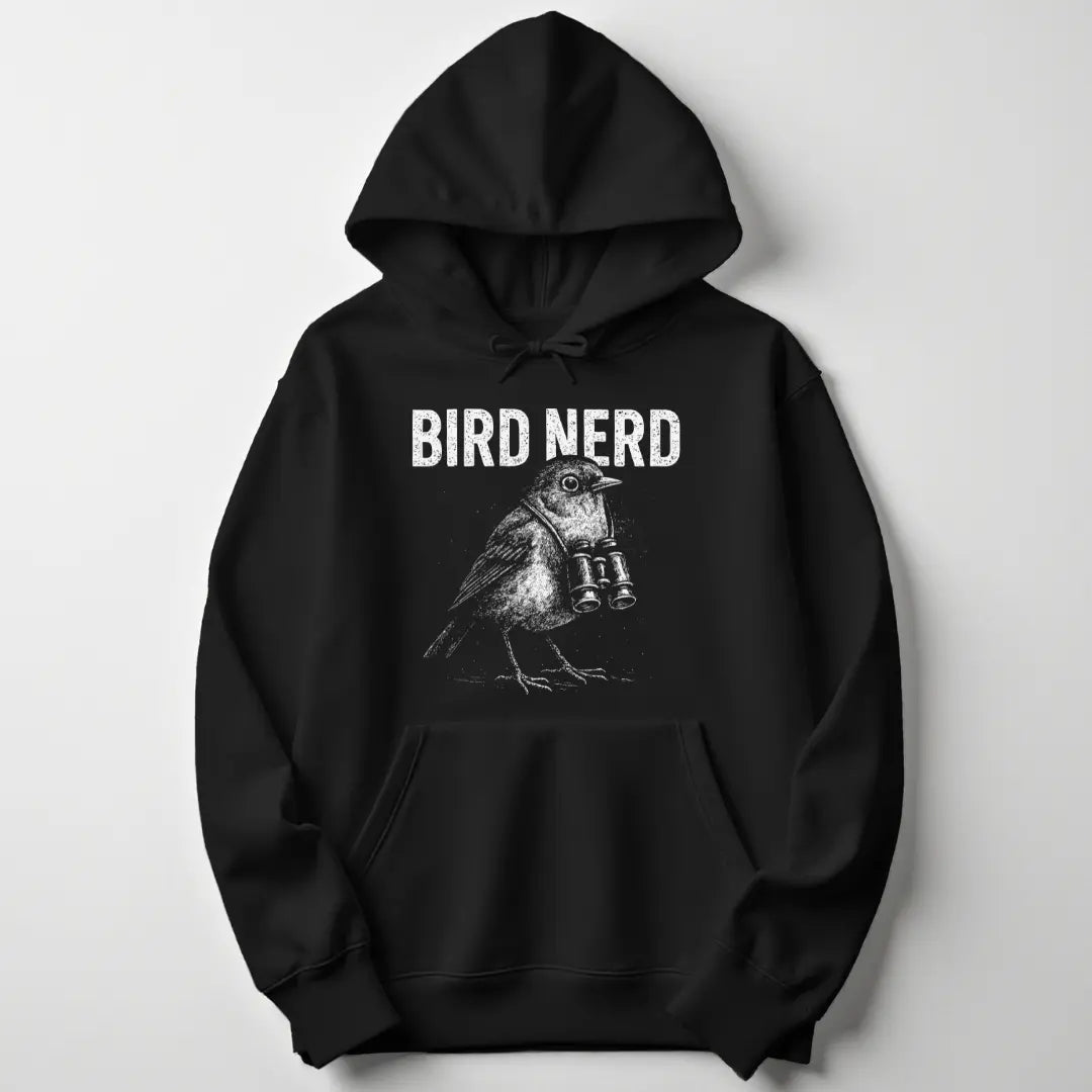 Grunge Bird Nerd Unisex Hoodie - Wild Spirit