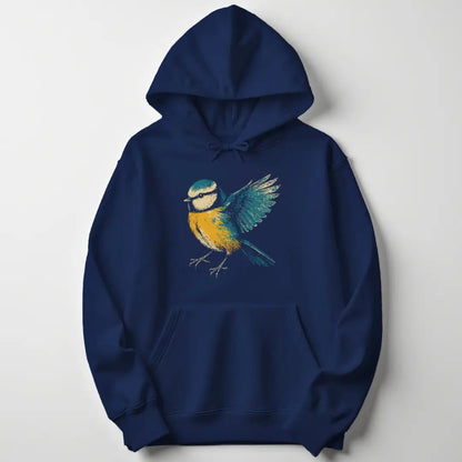 Grunge Blaumeise Unisex Hoodie - Wild Spirit