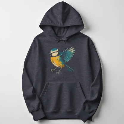 Grunge Blaumeise Unisex Hoodie - Wild Spirit
