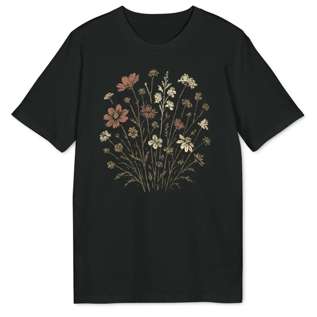 Grungy Flowers Bio T-Shirt - Wild Spirit