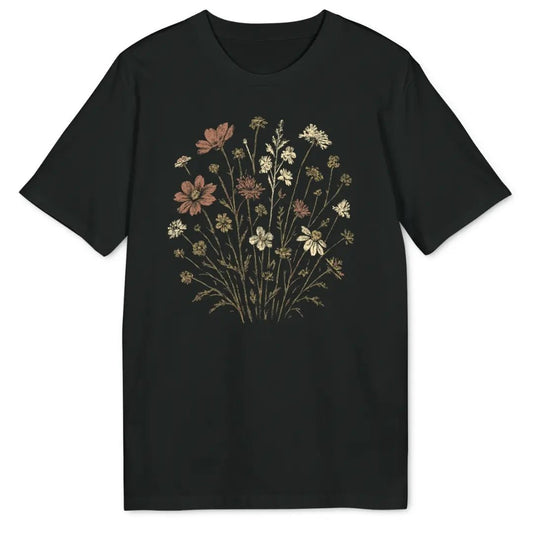 Grungy Flowers Bio T-Shirt - Wild Spirit
