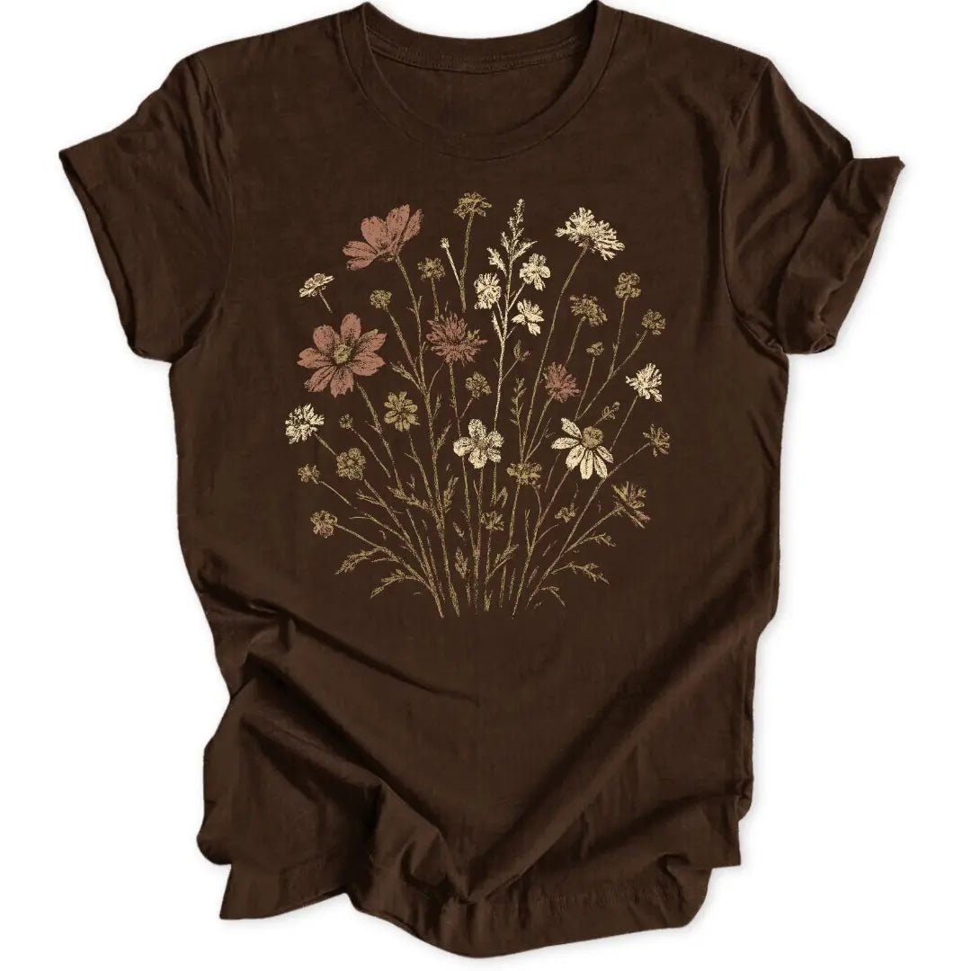 Grungy Flowers Unisex T-Shirt - Wild Spirit