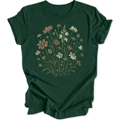 Grungy Flowers Unisex T-Shirt - Wild Spirit