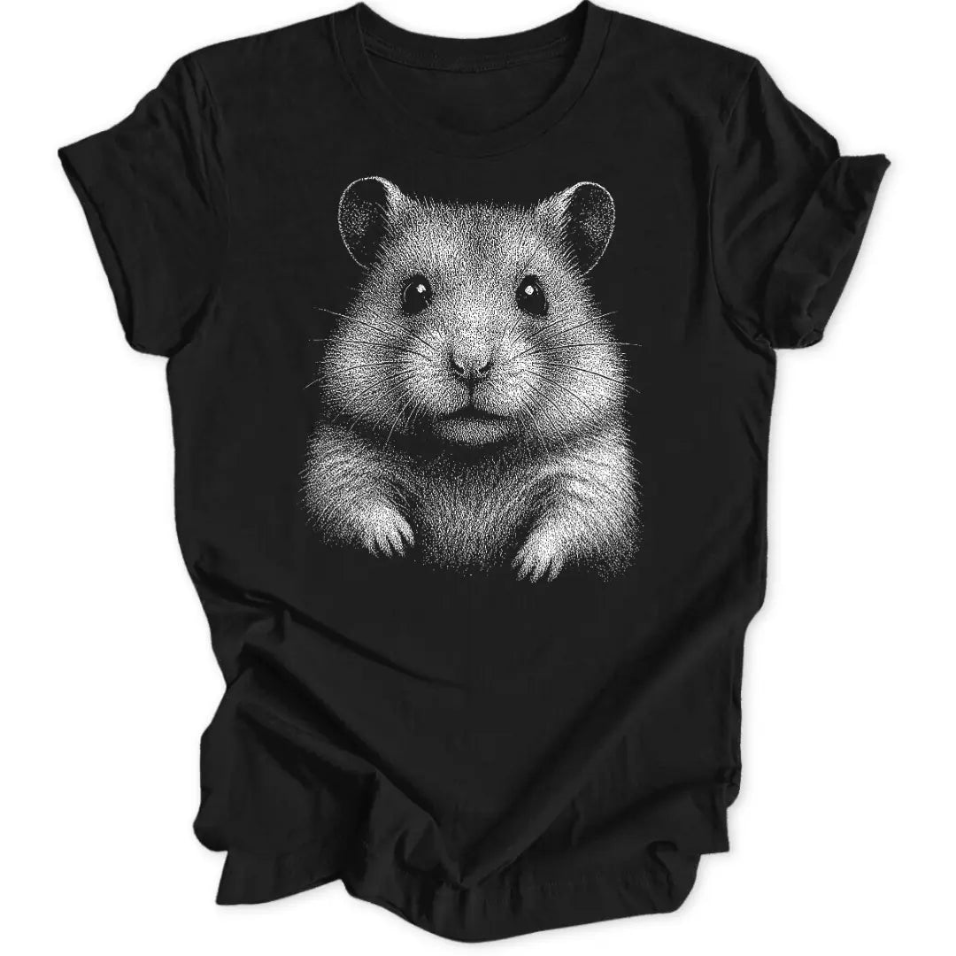 Hamster Portrait Unisex T-Shirt - Wild Spirit