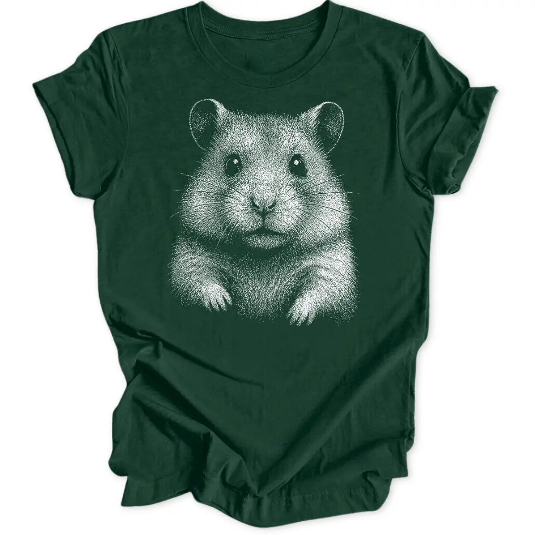 Hamster Portrait Unisex T-Shirt - Wild Spirit