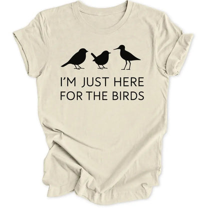 Here For Birds Unisex T-Shirt - Wild Spirit