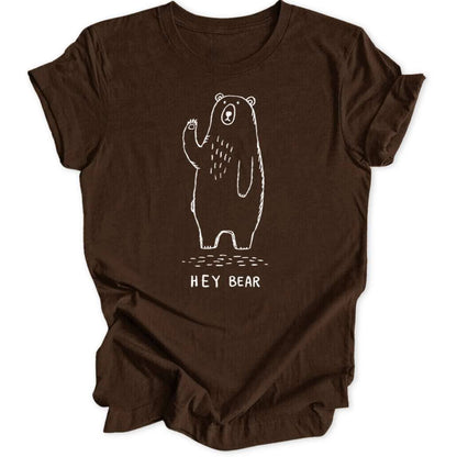 Hey Bear T-Shirt T-Shirt Braun / S