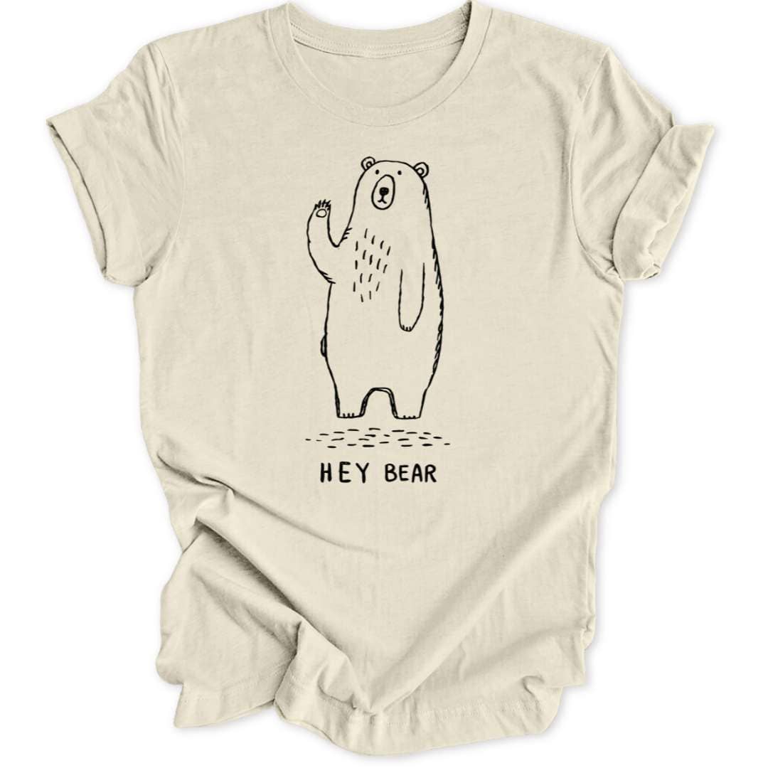 Hey Bear T-Shirt T-Shirt Natur / S