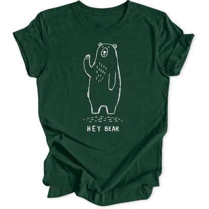 Hey Bear T-Shirt T-Shirt Waldgrün / S
