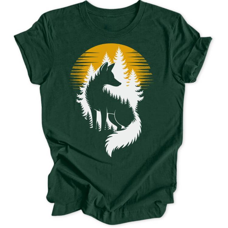 Hidden Fox Unisex T-Shirt - Wild Spirit