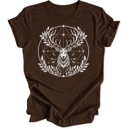 Hirsch Mandala Unisex T-Shirt - Wild Spirit