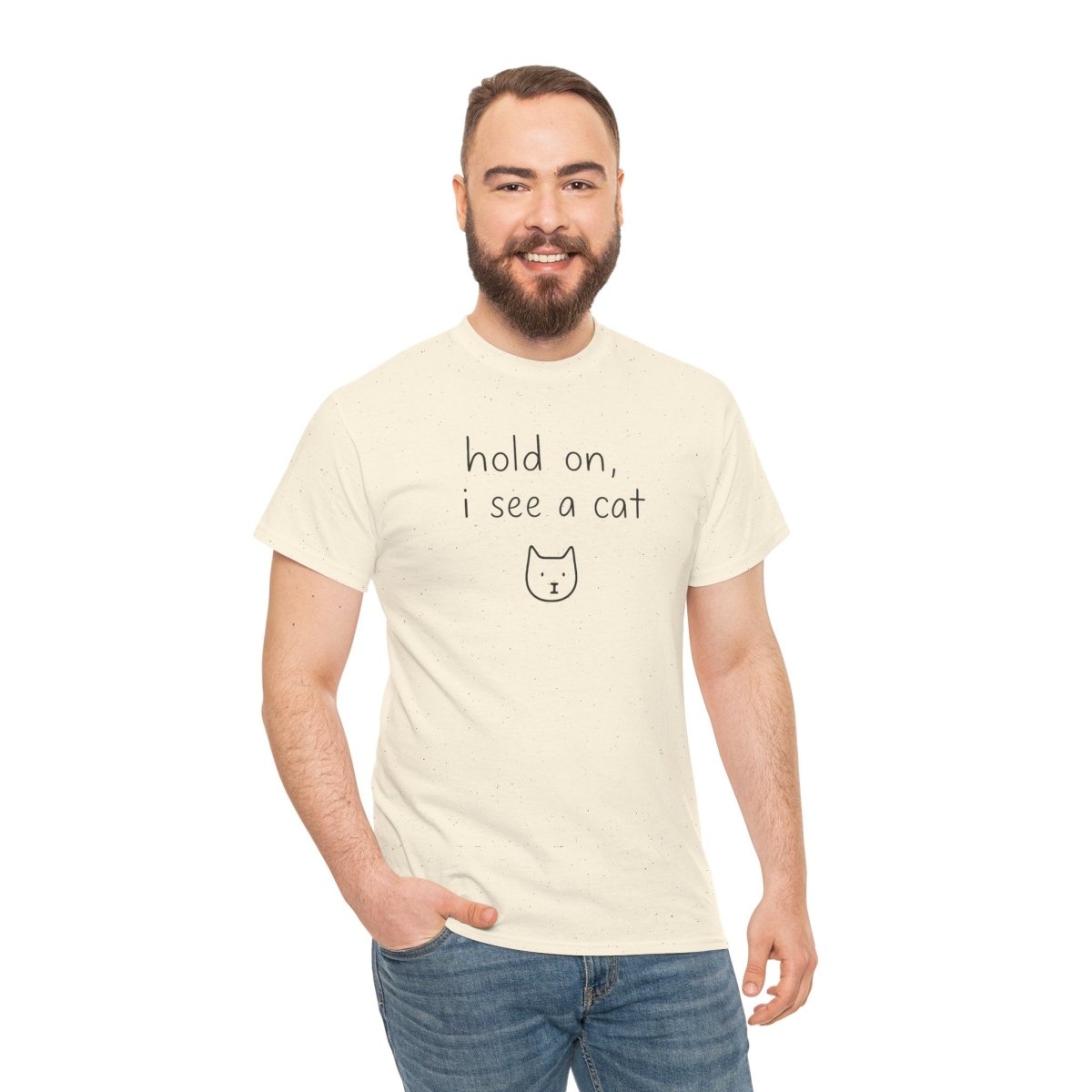 Hold On Cat Unisex T-Shirt - Wild Spirit