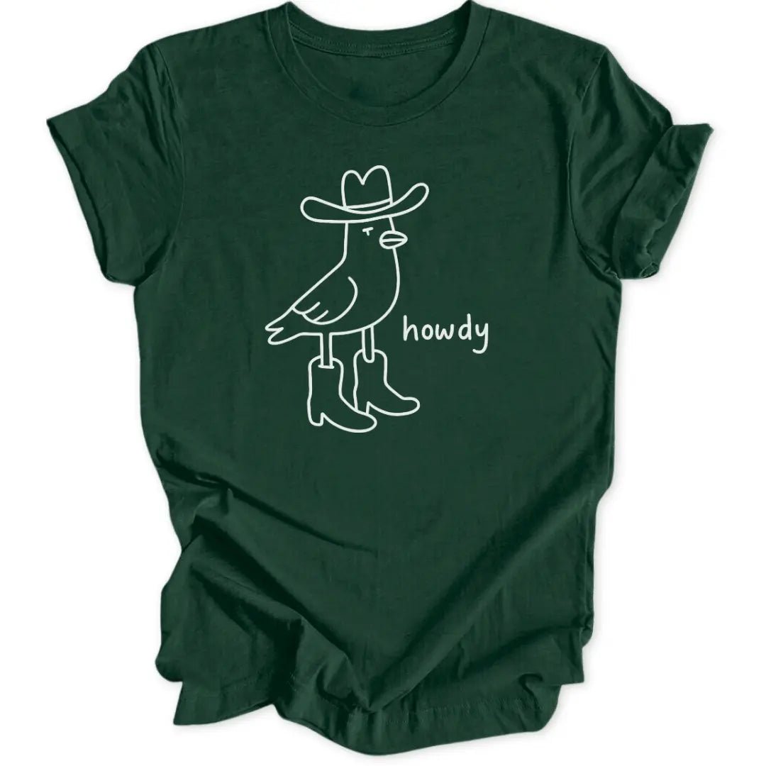Howdy Pigeon Unisex T-Shirt - Wild Spirit