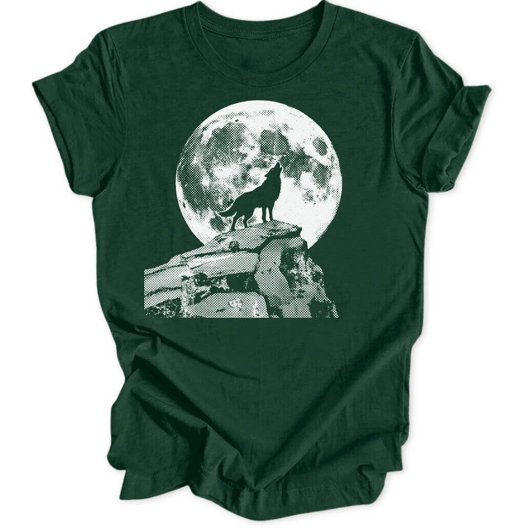 Howling Moon Unisex T-Shirt - Wild Spirit