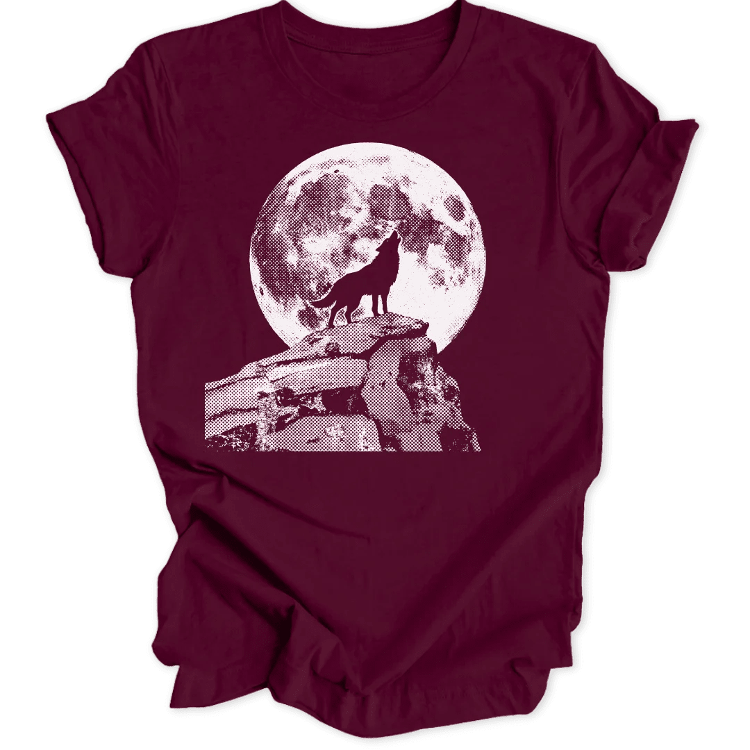 Howling Moon Unisex T-Shirt - Wild Spirit
