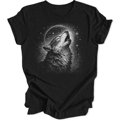Howling Wolf Unisex T-Shirt - Wild Spirit