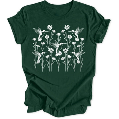 Hummingbird Meadow Unisex T-Shirt - Wild Spirit