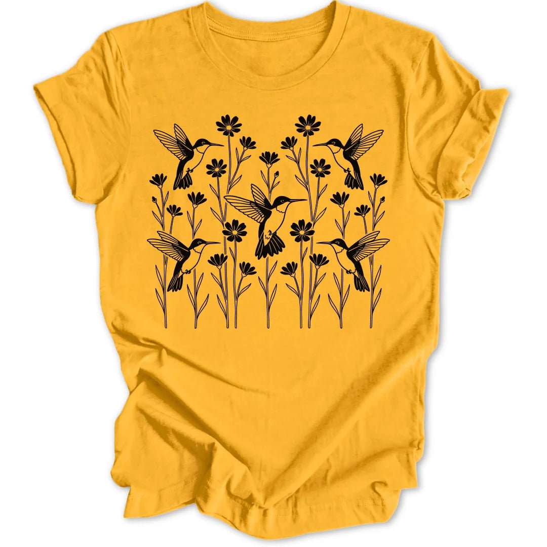 Hummingbird Meadow Unisex T-Shirt - Wild Spirit