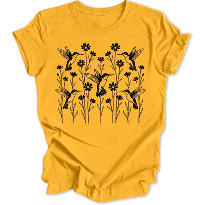 Hummingbird Meadow Unisex T-Shirt - Wild Spirit