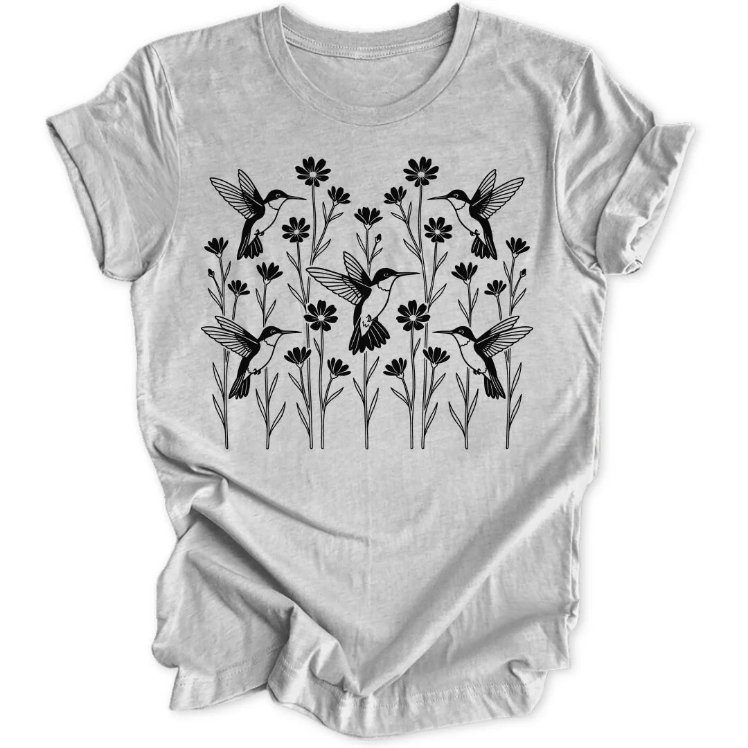 Hummingbird Meadow Unisex T-Shirt - Wild Spirit