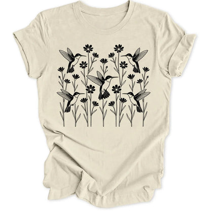 Hummingbird Meadow Unisex T-Shirt - Wild Spirit