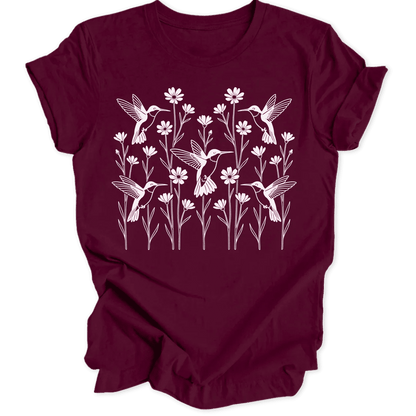 Hummingbird Meadow Unisex T-Shirt - Wild Spirit