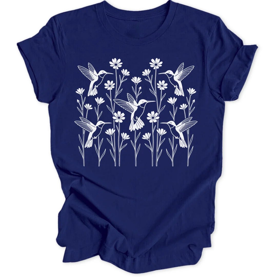 Hummingbird Meadow Unisex T-Shirt - Wild Spirit