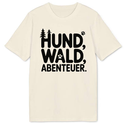 Hund Wald Abenteuer Bio T-Shirt - Wild Spirit