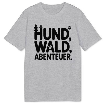 Hund Wald Abenteuer Bio T-Shirt - Wild Spirit