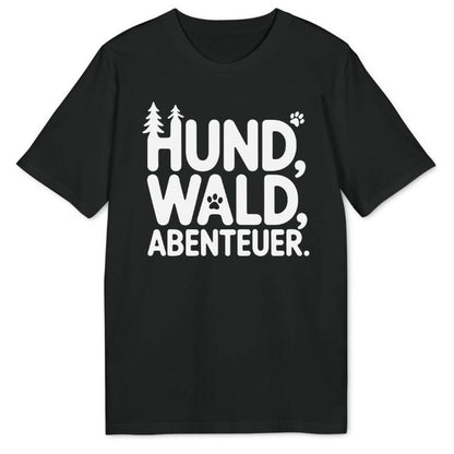 Hund Wald Abenteuer Bio T-Shirt - Wild Spirit