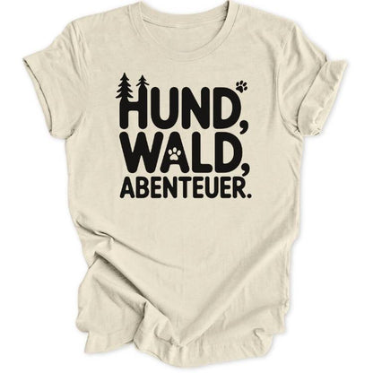 Hund Wald Abenteuer Unisex T-Shirt - Wild Spirit