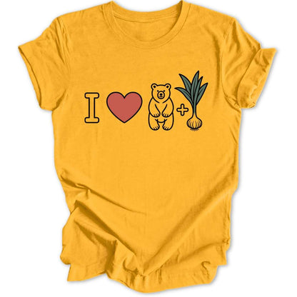 I <3 Bärlauch Unisex T-Shirt - Wild Spirit