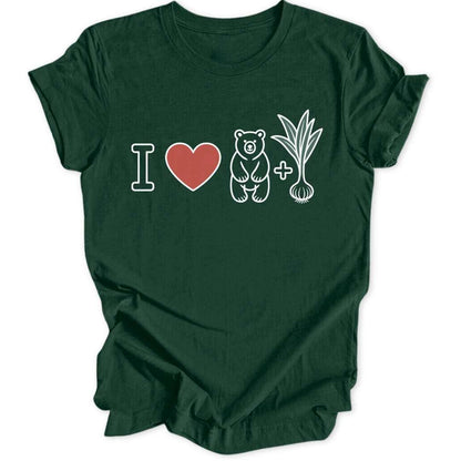I <3 Bärlauch Unisex T-Shirt - Wild Spirit