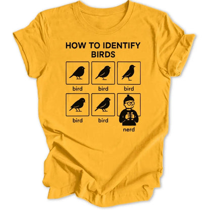 Identify Birds Unisex T-Shirt - Wild Spirit