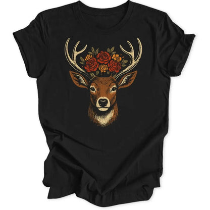 Kahlo Deer Unisex T-Shirt - Wild Spirit