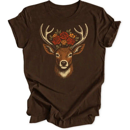Kahlo Deer Unisex T-Shirt - Wild Spirit