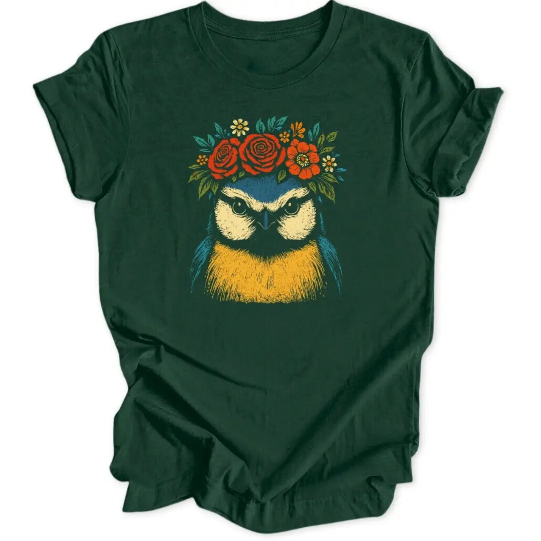Kahlo Meise Unisex T-Shirt - Wild Spirit